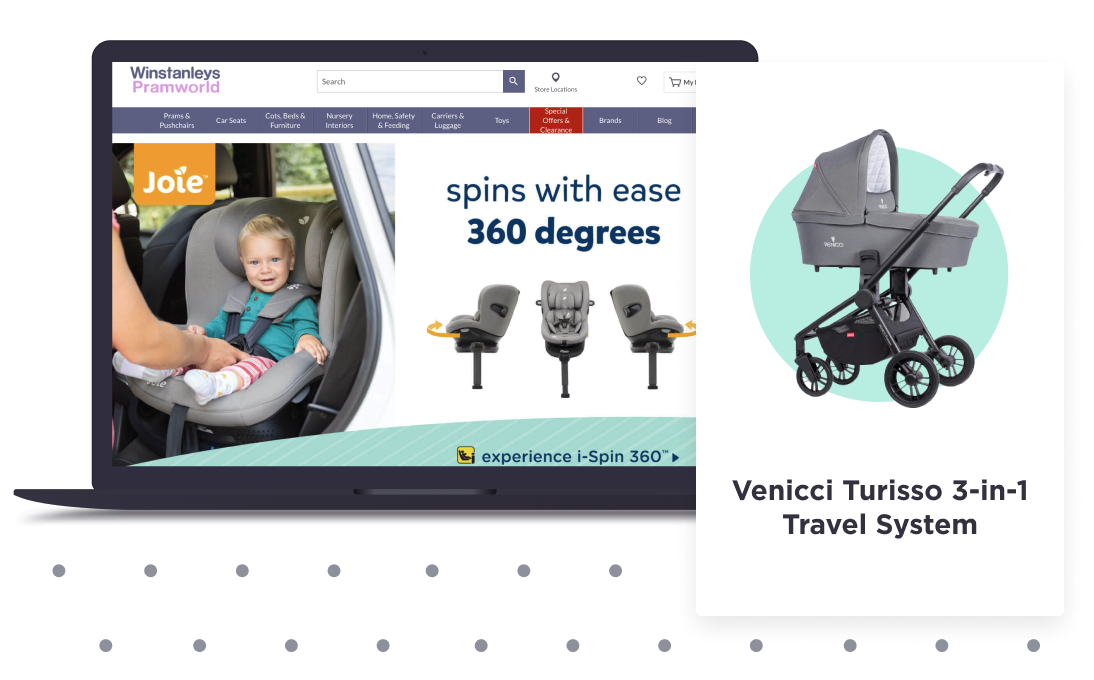Quote image storefront product baby stroller winstanleys pramworld